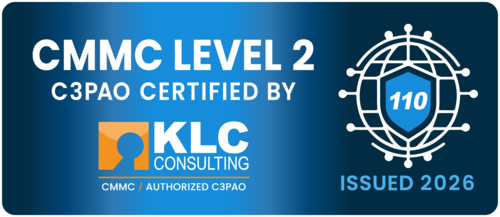 KLC CMMC Level 2 certification badge
